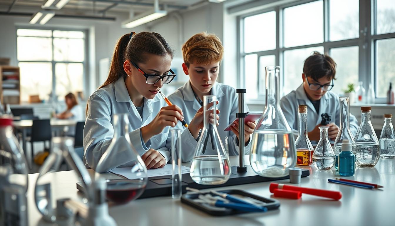 Organized exam preparation notes and academic planner